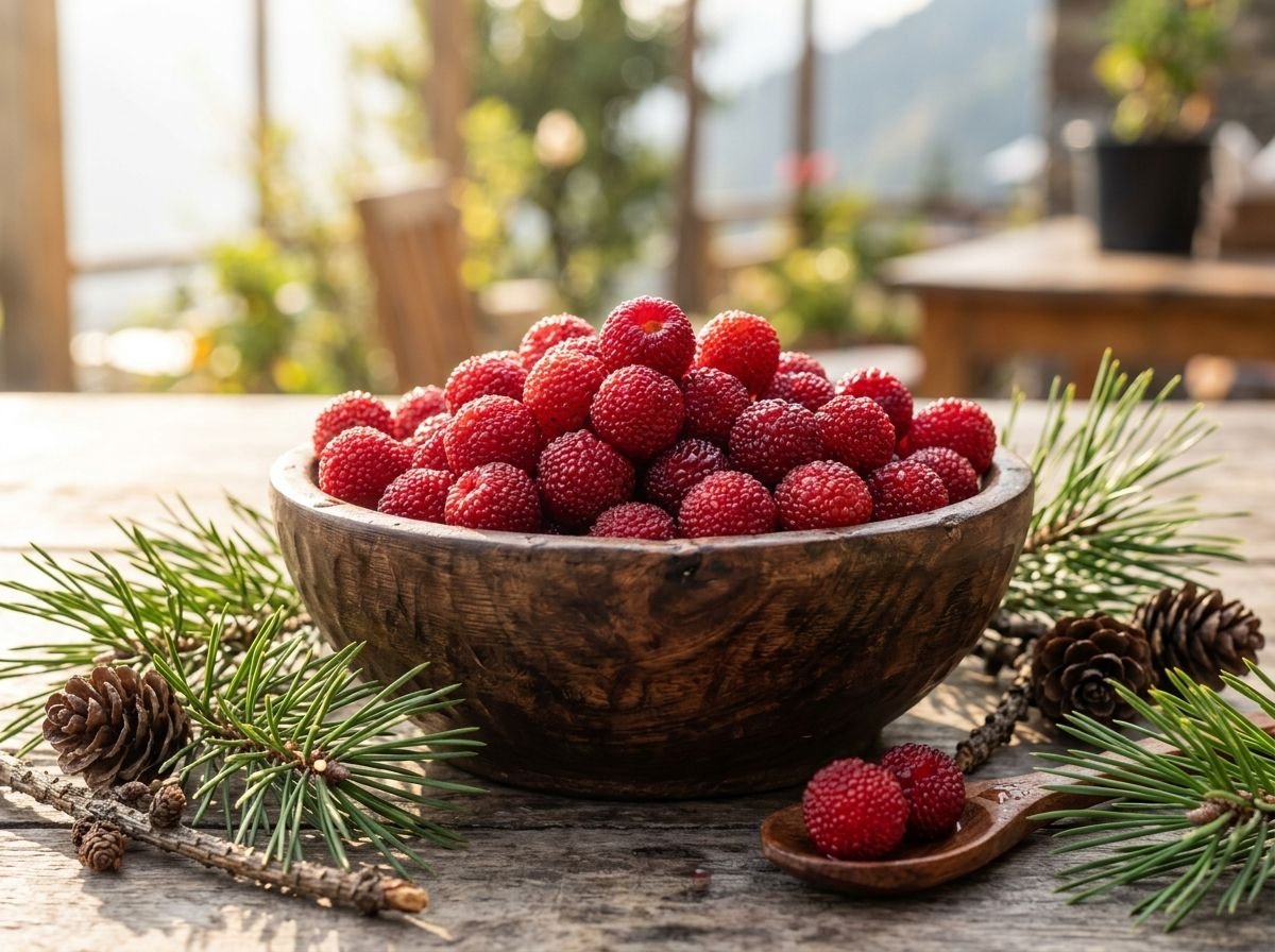 Fresh Wild Himalayan Kafal Berries